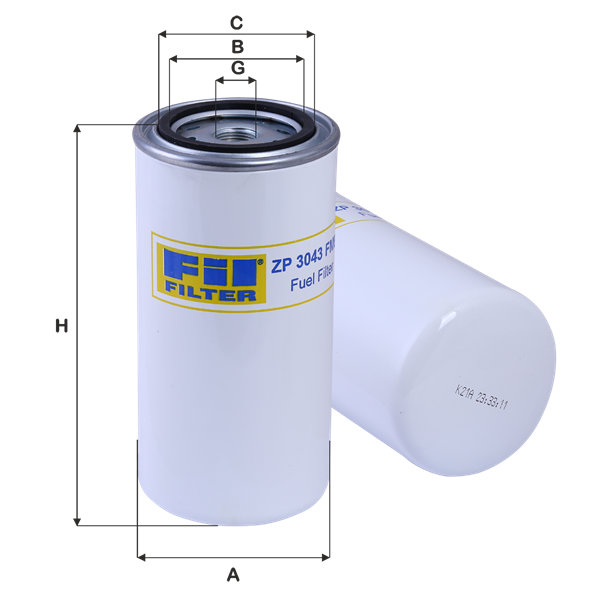 ZP 3043 FMBV - Yakıt filtresi - Fil Filter - Online Catalogue