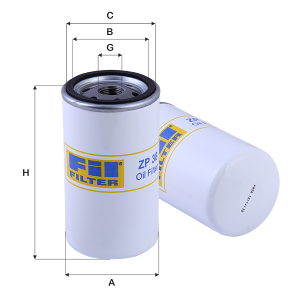 ZP 38 - Yağ filtresi - Fil Filter - Online Catalogue