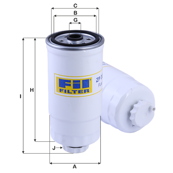ZP 3071 BF - Yakıt filtresi - Fil Filter - Online Catalogue