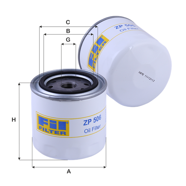 ZP 506 - Yağ filtresi - Fil Filter - Online Catalogue