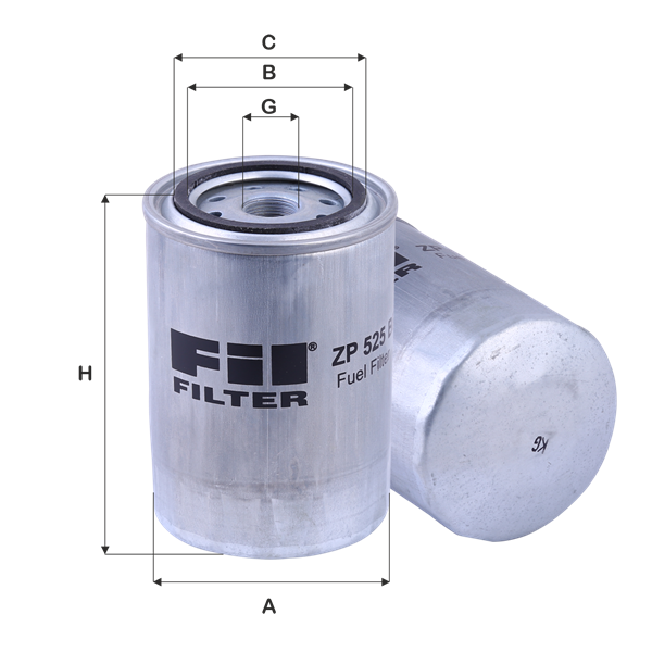 ZP 525 BF - Yakıt filtresi - Fil Filter - Online Catalogue