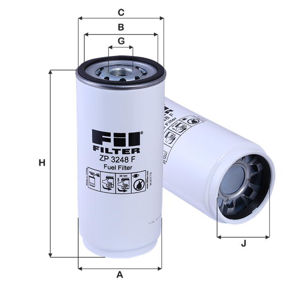 ZP 3248 F - Yakıt filtresi - Fil Filter - Online Catalogue